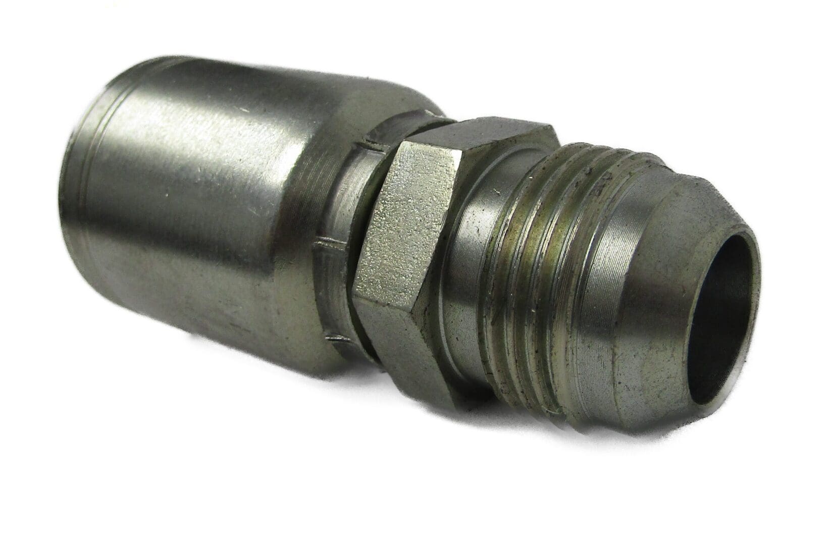 A close up of an industrial style connector