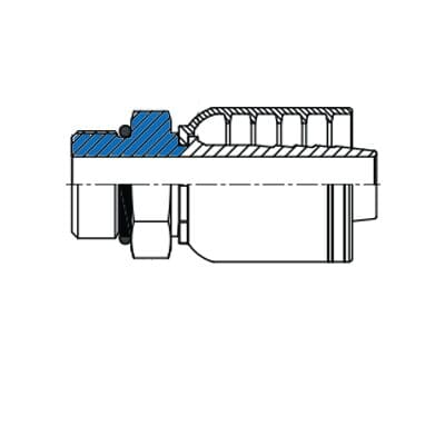 SAE O-Ring Boss Hose Fittings