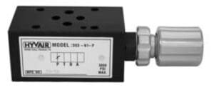 Hyvair D03 Modular Valve, Needle Valve, P Port