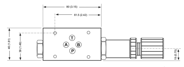 Hyvair D03 Modular Valve, Pressure Reducing, B Port, 120-1000 PSI - Image 4