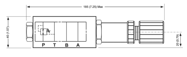 Hyvair D03 Modular Valve, Pressure Reducing, B Port, 120-1000 PSI - Image 5